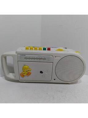 VTG Tweety Sylvester Cassette Radio Lt 401 TWE Toshiba Looney Tunes 1999 NO CORD